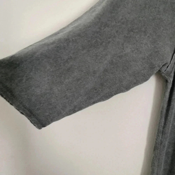 Dantelle Distressed Oil Dye Drop Waist Raw Edges Ruffle Hem Top Sz M - Picture 3 of 9